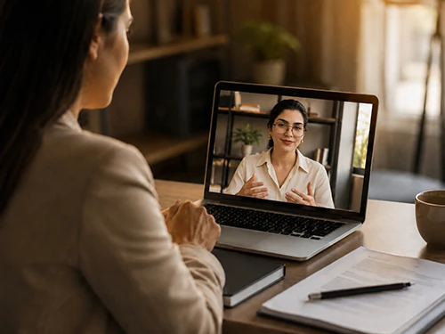 Reunião online para análise jurídica